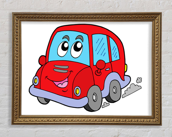Auto mit Gesicht Smokey White