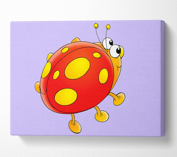 Cartoon Ladybug Lilac