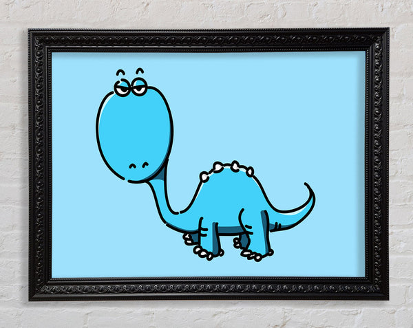 Dinosaurier nicht beeindruckt Baby Blau 