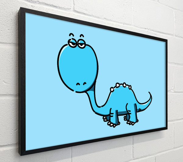 Dinosaur Not Impressed Baby Blue