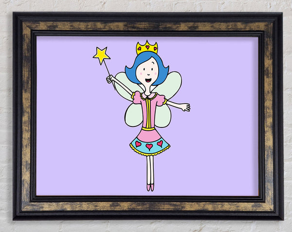 Fairy Princess Lilac Framed Print