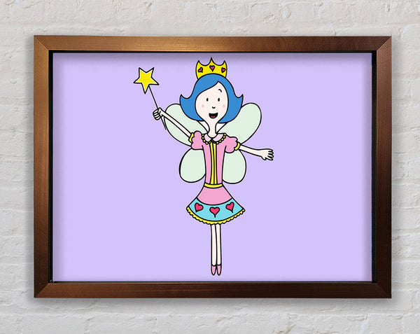 Fairy Princess Lilac Framed Print
