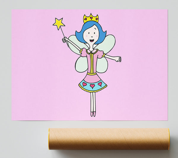 Fairy Princess Pink Print