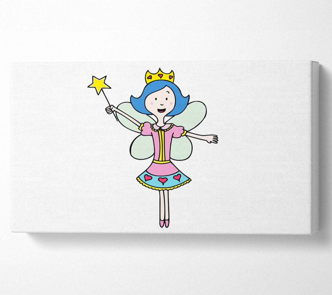  A Canvas Print of Fairy Princess White Canvas Wall Art