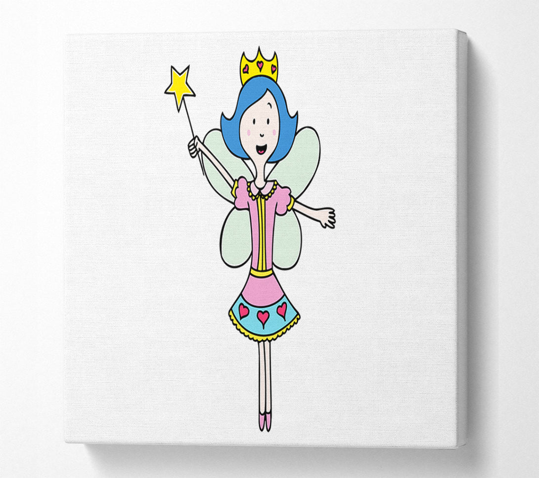  A Canvas Print of Fairy Princess White Canvas Wall Art