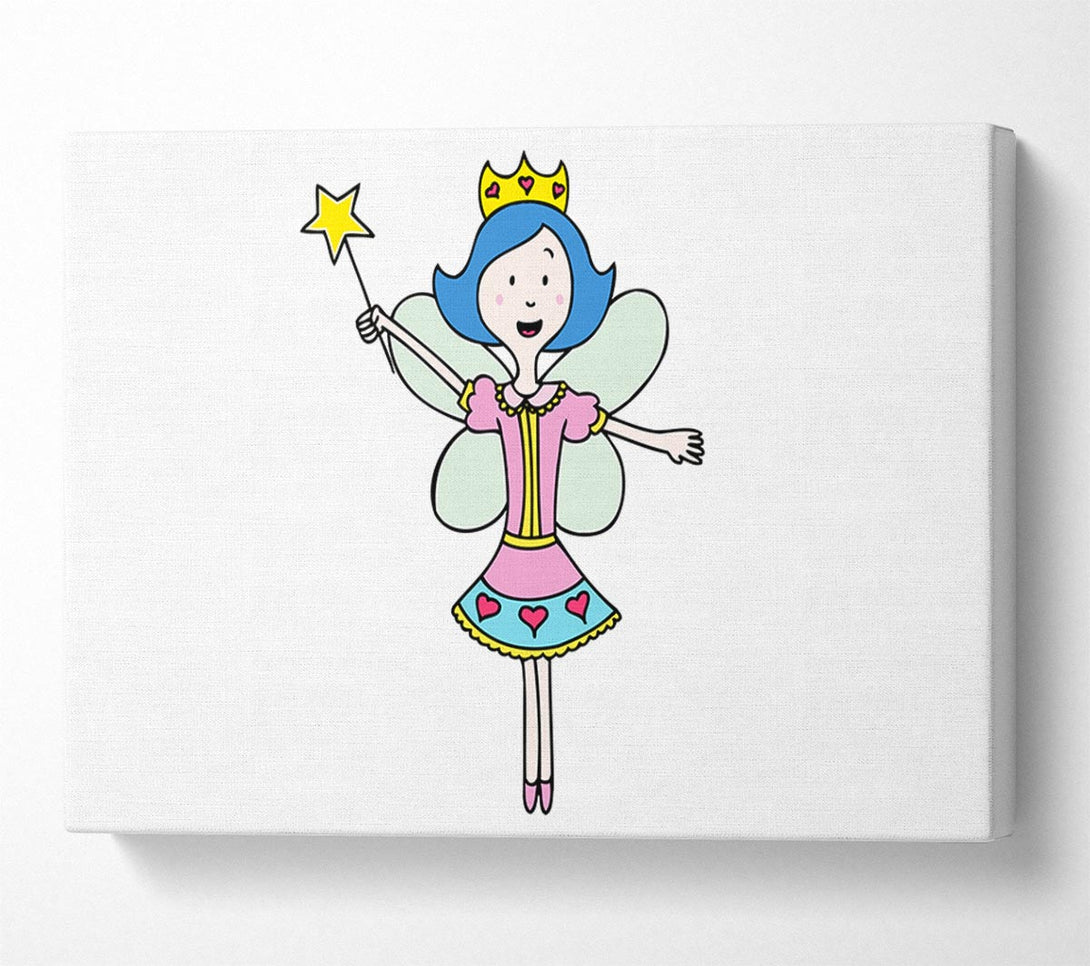  A Canvas Print of Fairy Princess White Canvas Wall Art
