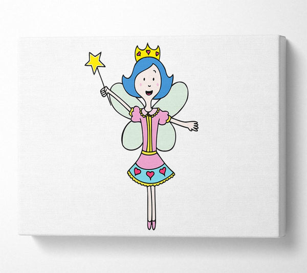  A Canvas Print of Fairy Princess White Canvas Wall Art
