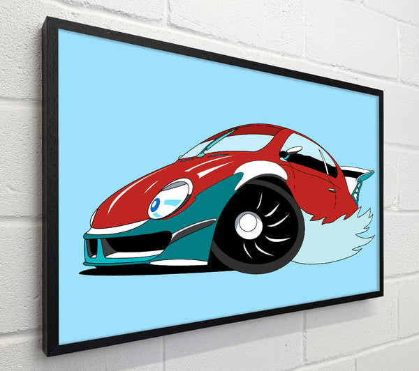 Fast Racecar Baby Blue