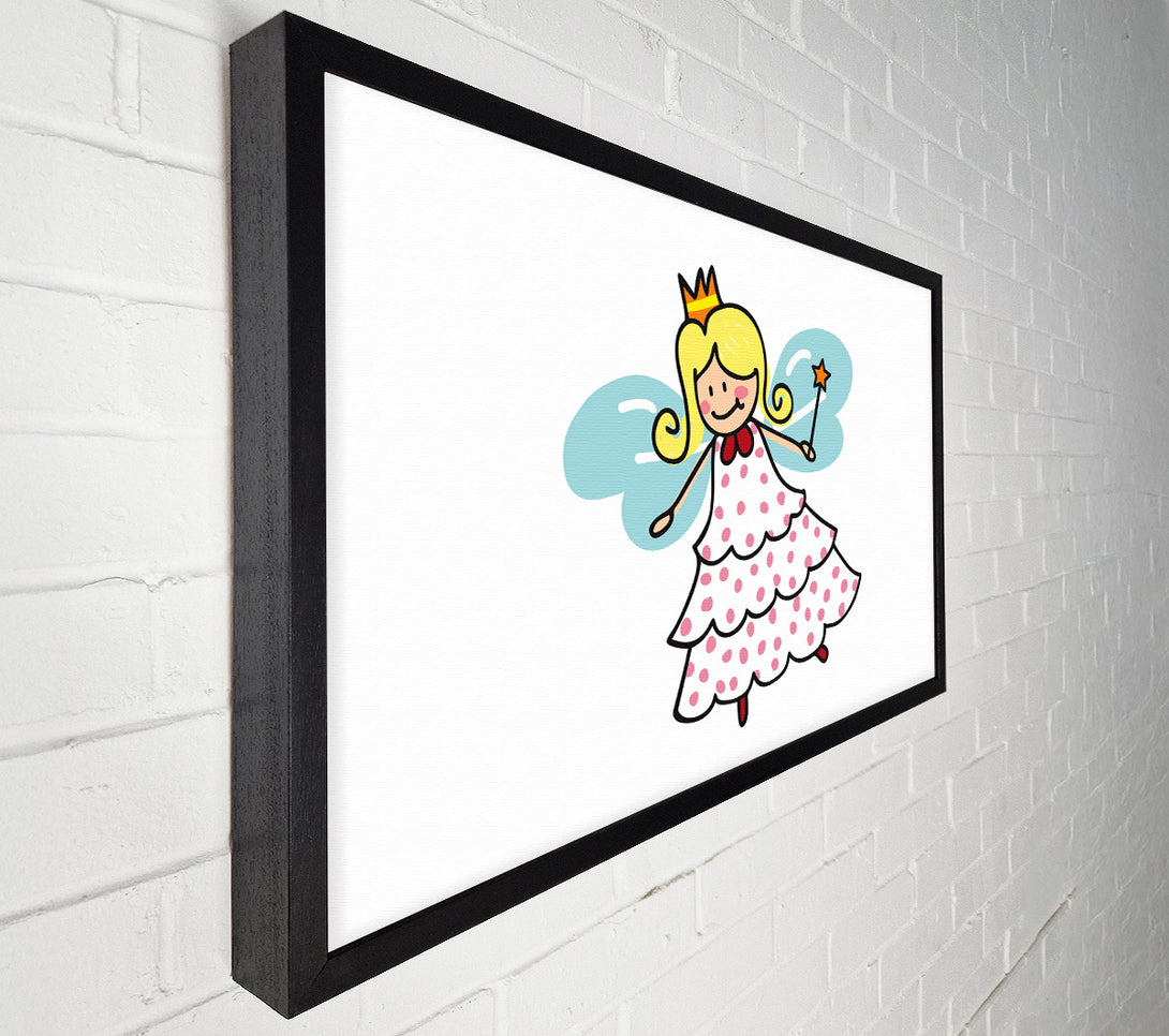  A Canvas Print of Flying Fairy White Canvas Wall Art