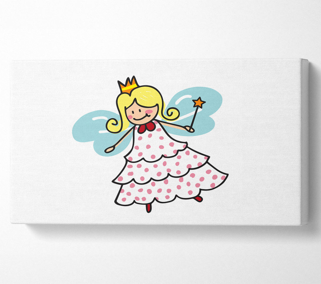  A Canvas Print of Flying Fairy White Canvas Wall Art