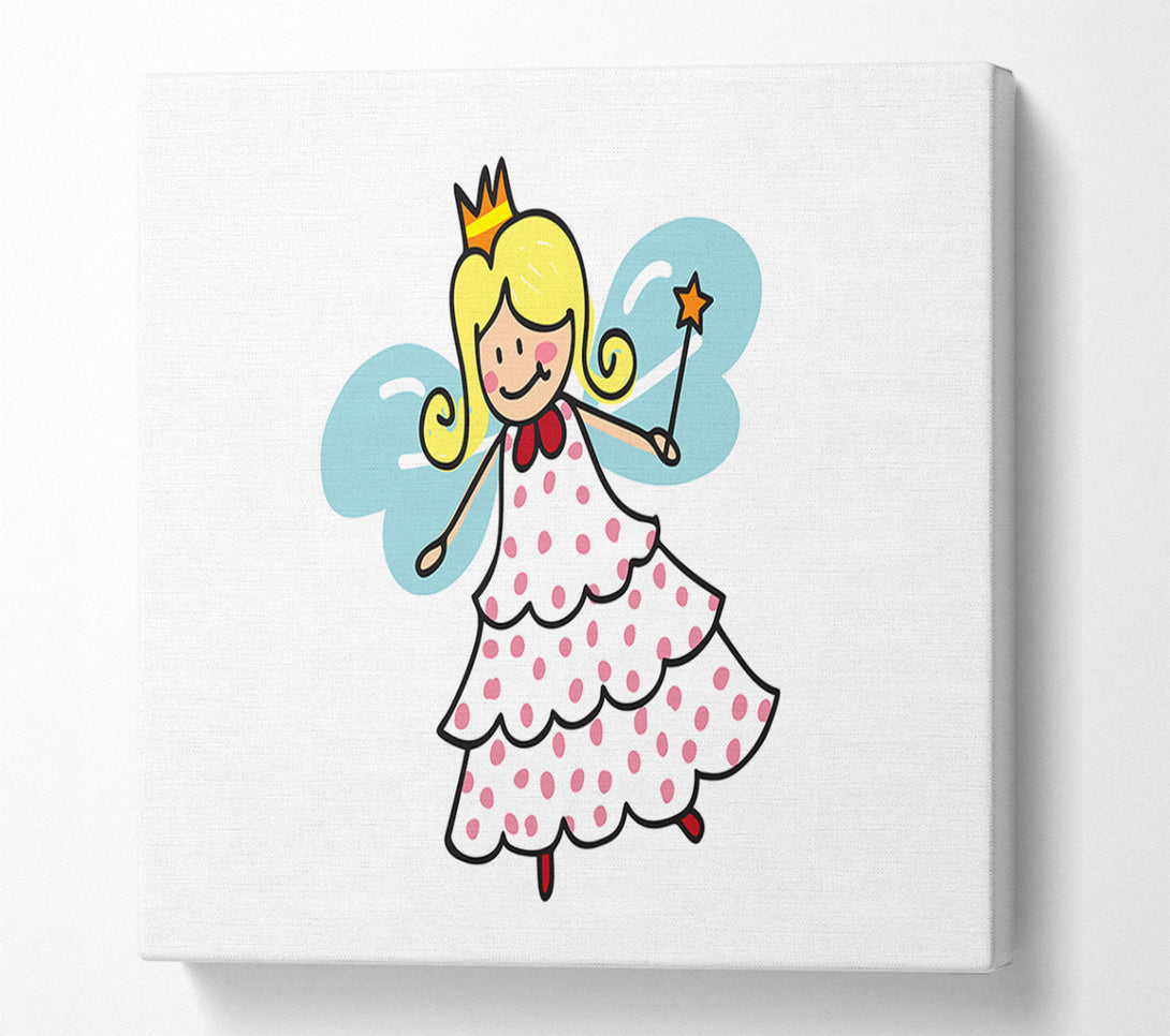  A Canvas Print of Flying Fairy White Canvas Wall Art