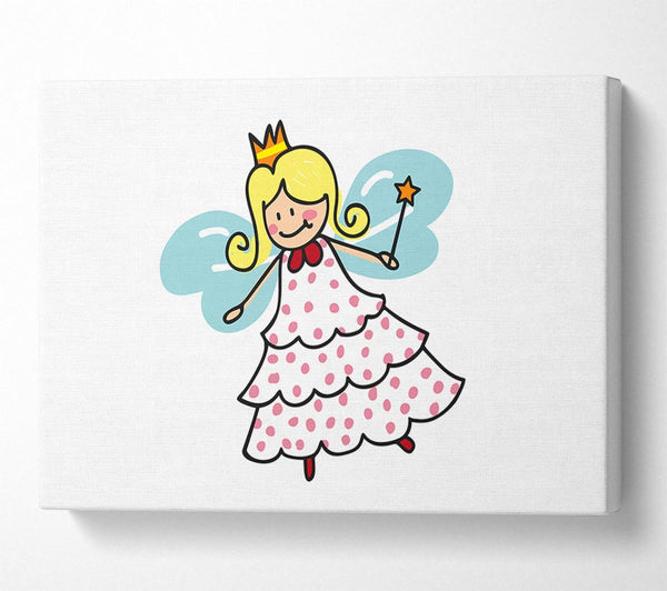  A Canvas Print of Flying Fairy White Canvas Wall Art