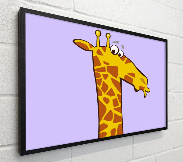 Funny Confused Zebra Lilac