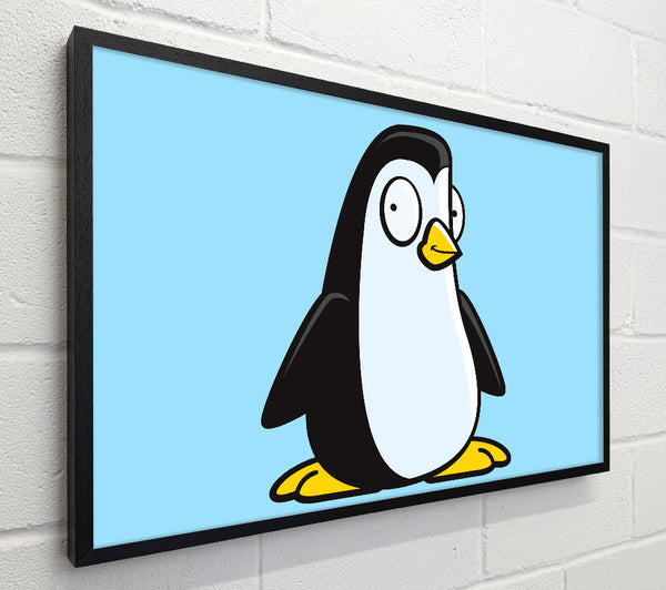Funny Penguin Baby Blue