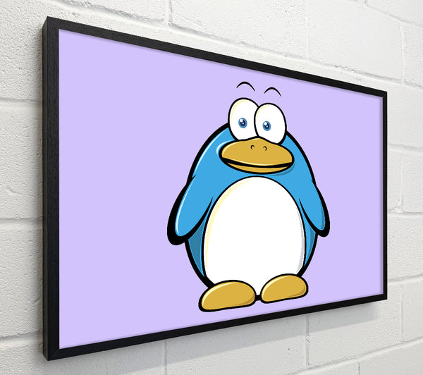 Funny Penquin Standing Lilac