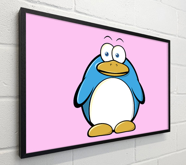 Funny Penquin Standing Pink