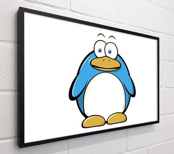 Funny Penquin Standing White