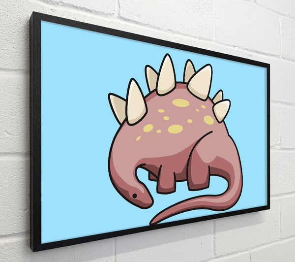 Herbivore Dinosaur Baby Blue