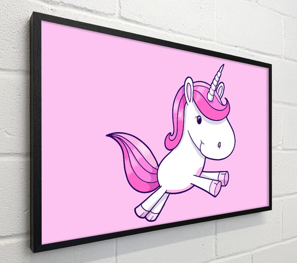Leaping Unicorn Pink