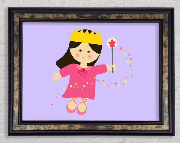 Magical Princess Lilac Framed Print