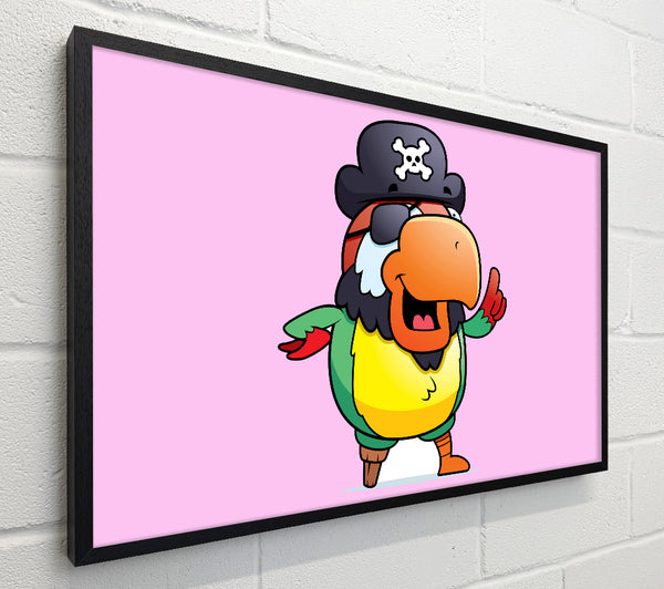 Pirate Parrot Eyepatch Pink