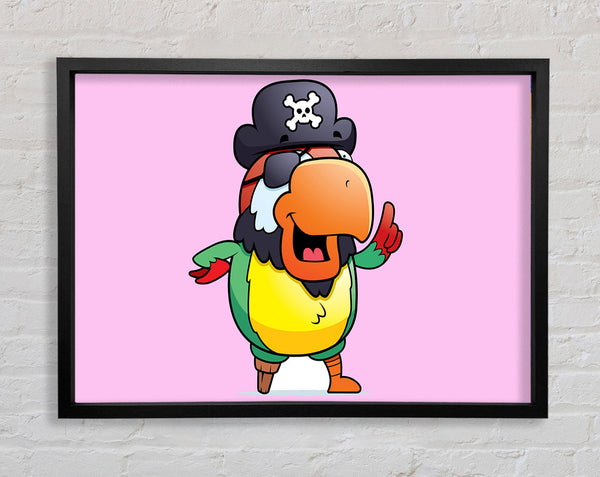 Piratenpapagei Augenklappe Rosa 