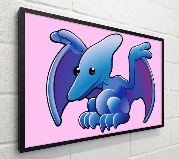 Pterodactyl Dinosaur Pink