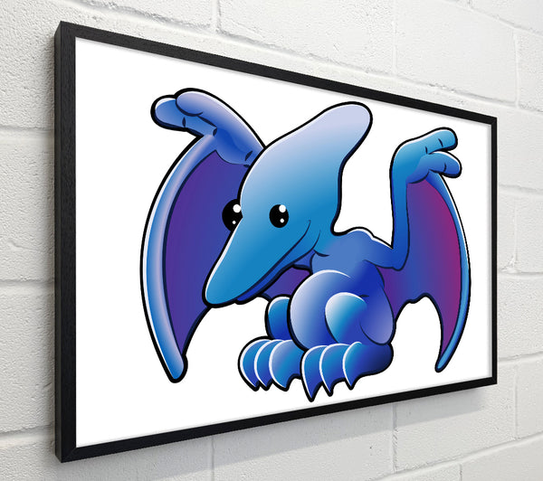 Pterodactyl Dinosaur White