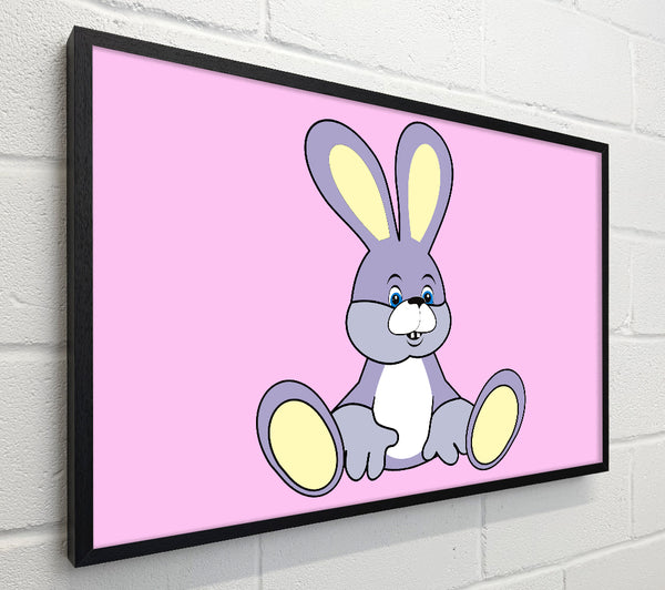 Rabbit Sitting Down Pink