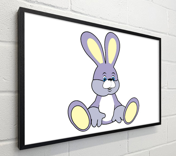 Rabbit Sitting Down White