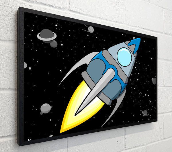 Rocket Ship White