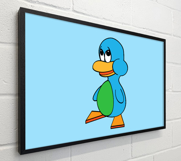 Sad Duck Baby Blue