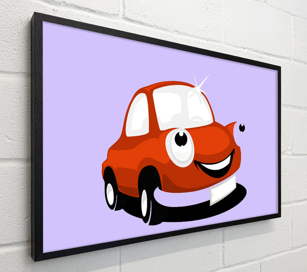 Smiling Clean Car Lilac