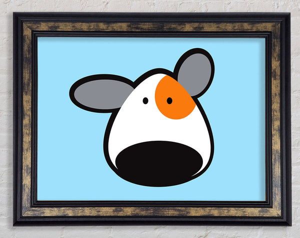 Spot The Dog Baby Blue Framed Print