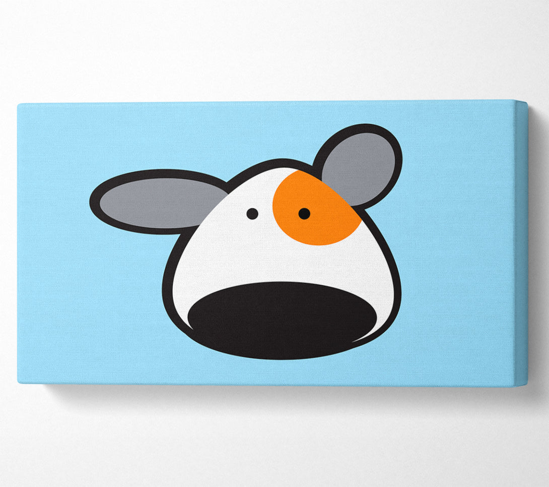  A Canvas Print of Spot The Dog Baby Blue Canvas Print