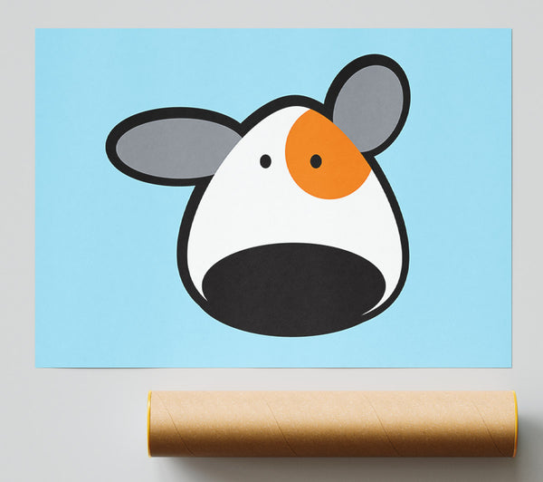 Spot The Dog Baby Blue Poster