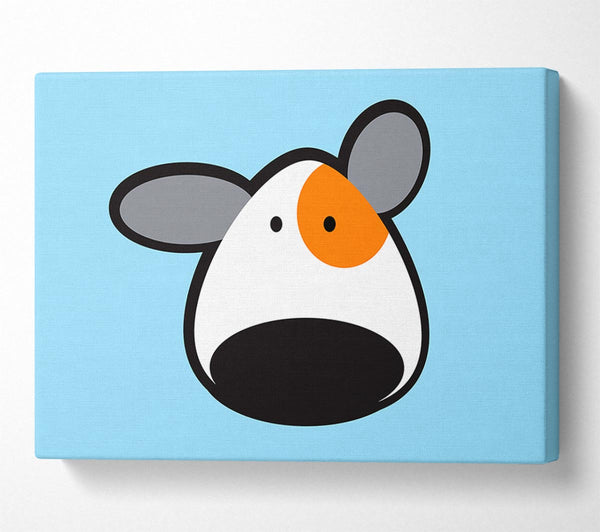  A Canvas Print of Spot The Dog Baby Blue Canvas Print