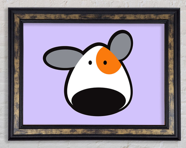 Spot The Dog Lilac Framed Print