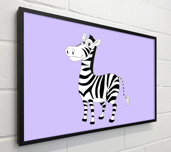 Standing Zebra Lilac