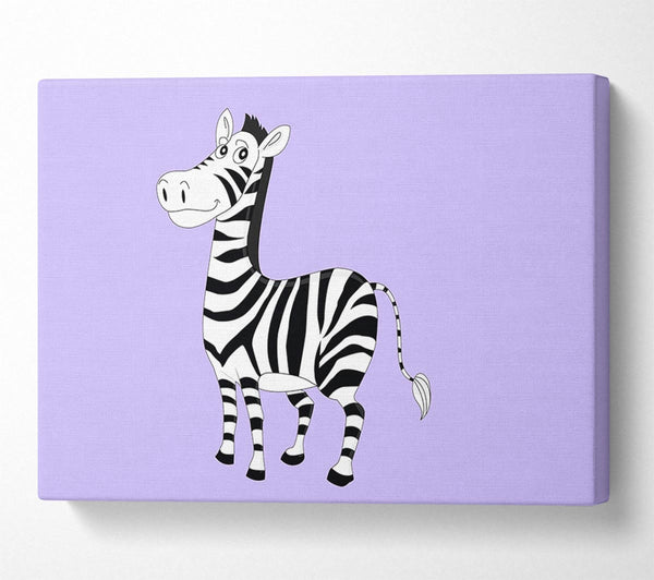 Standing Zebra Lilac