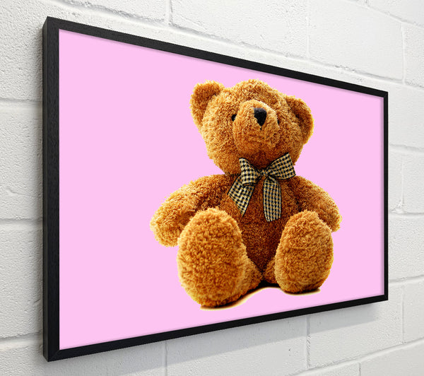 Teddy Bear Bow Pink