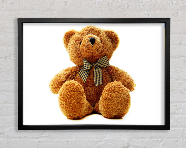 Teddybär Schleife Weiß 