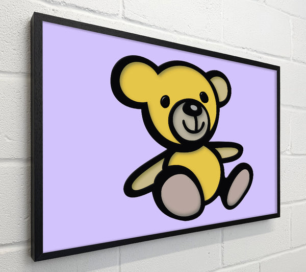 Teddy Bear Cartoon Lilac