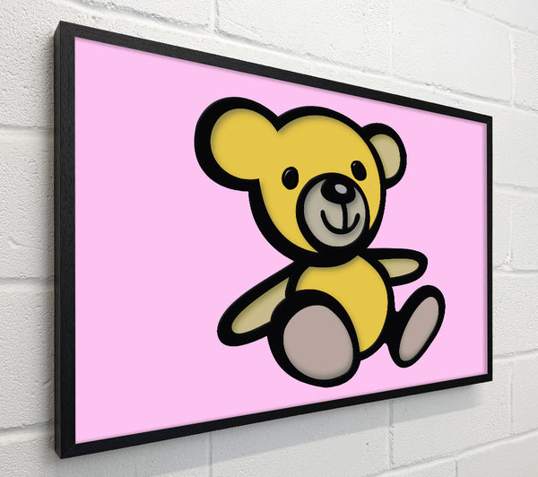 Teddy Bear Cartoon Pink