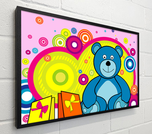 Teddy Bear Circles Pink