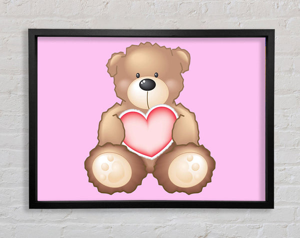 Teddybär Liebe Herz Rosa 