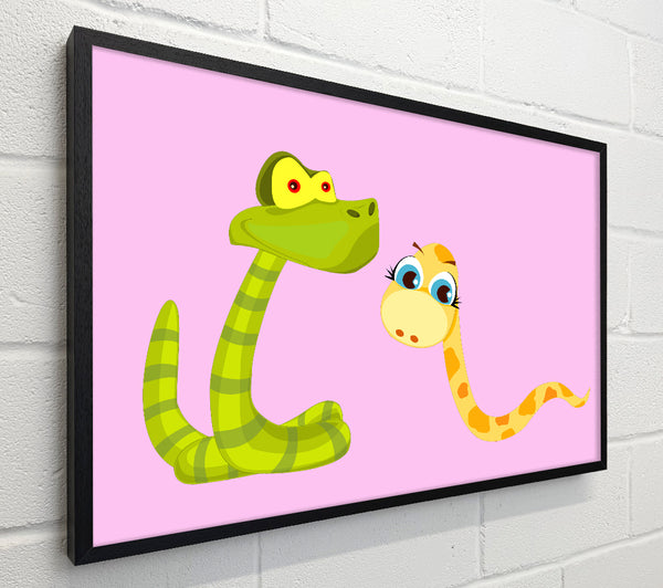 Two Snakes Pink