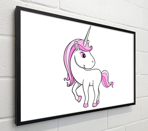 Unicorn Walking White
