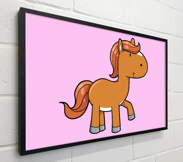 Walking Pony Horse Pink