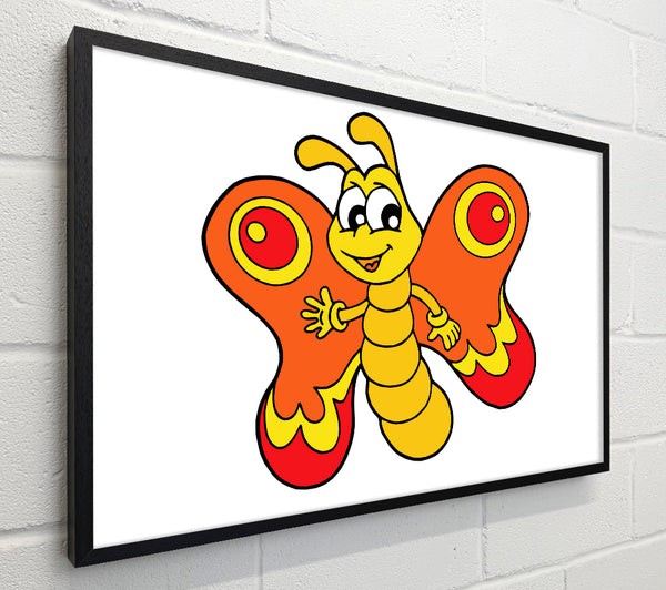 Waving Butterfly White